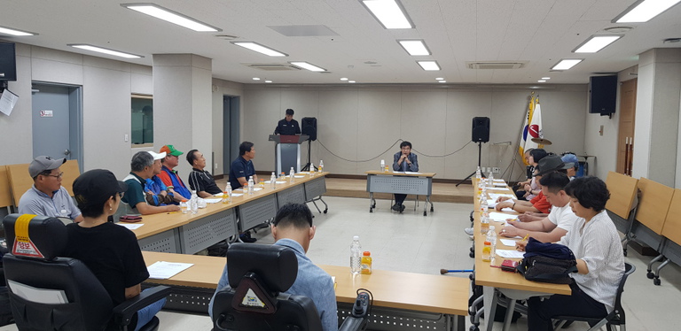 노원구장애인체육회 임원 및 클럽대표 회의